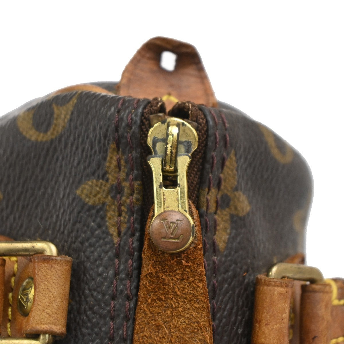 LOUIS VUITTON Mini Speedy Hand Bag Monogram Leather Brown M41534 12MA600