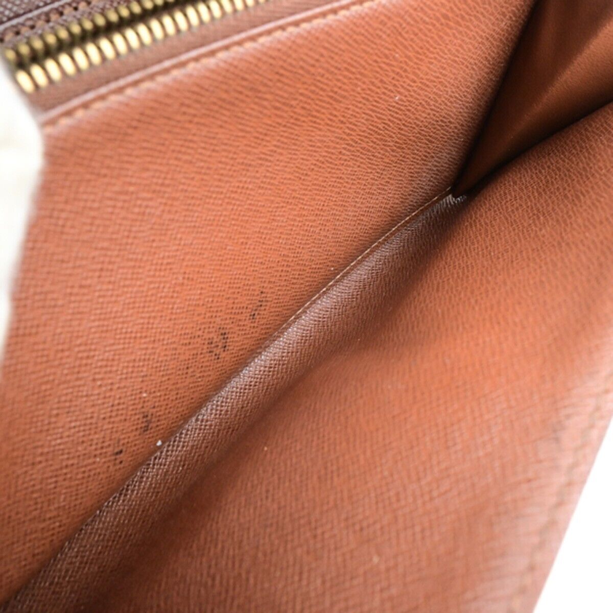 LOUIS VUITTON Logo Portefeuille Sarah Long Wallet Monogram Brown M61734 01EC142