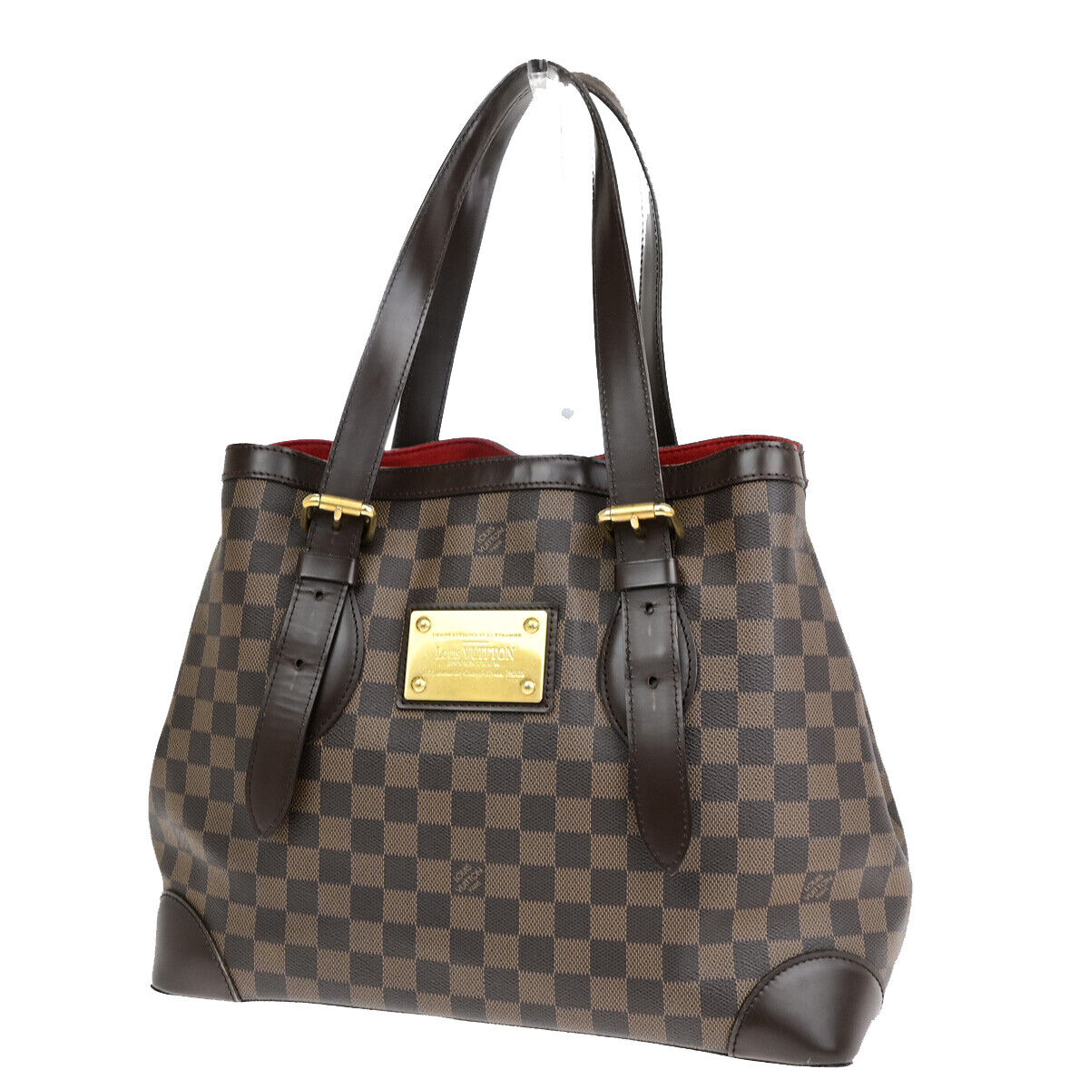 LOUIS VUITLOUIS VUITTON Hampstead MM Shoulder Bag Damer Leather N51204 99SJ114