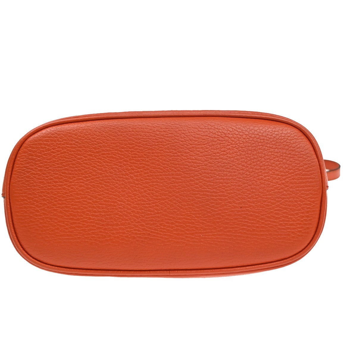 GUCCI Interlocking G 2Way Shoulder Hand Bag Leather Orange GHW Italy 87YJ199