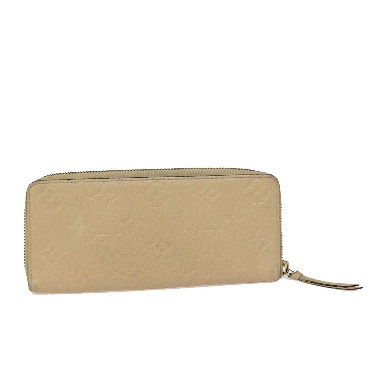 LOUIS VUITTON Clemence Long Bifold Wallet Monogram Empreinte BG M60173 35KA397