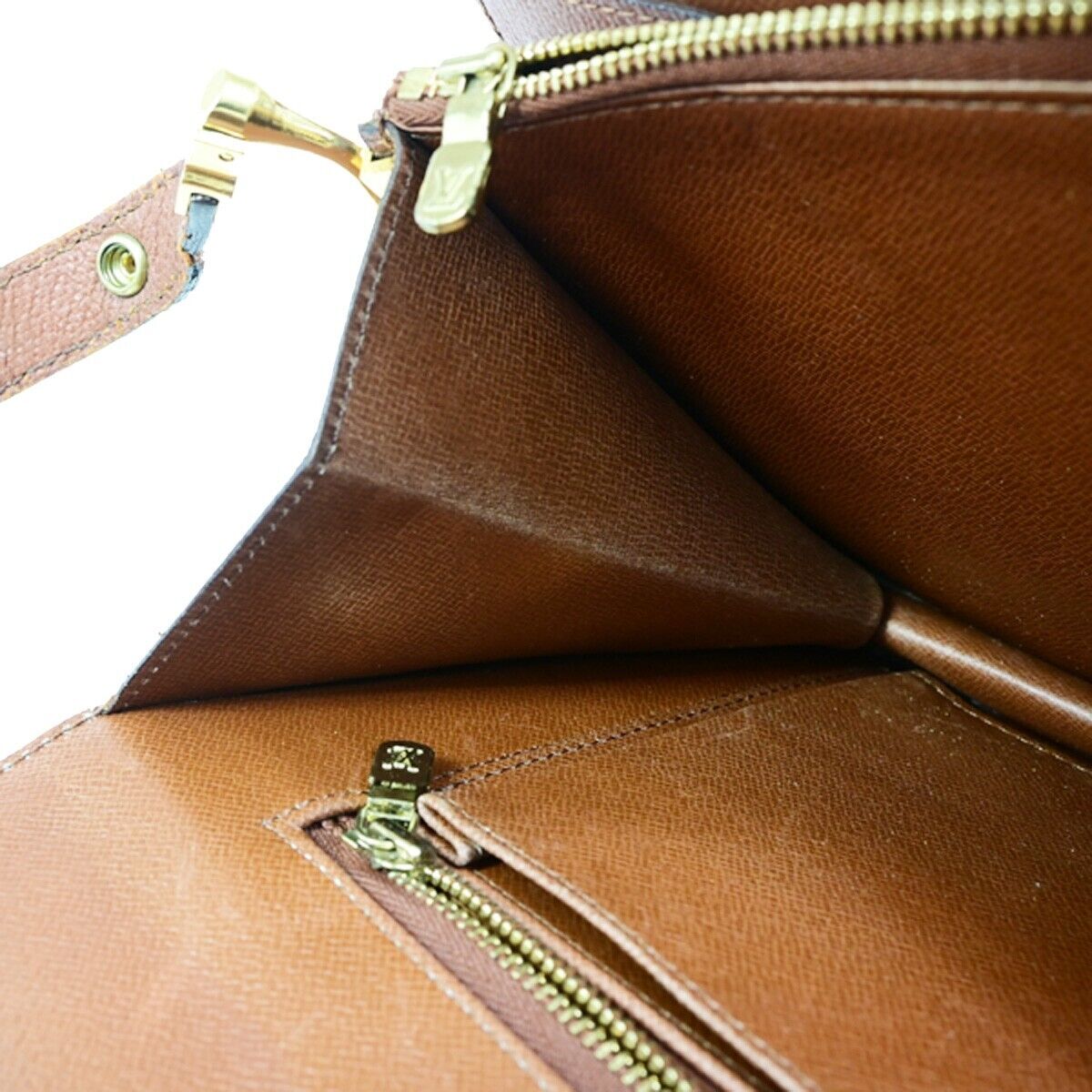 LOUIS VUITTON Passy Shoulder Bag Monogram Leather Brown France M51416 38FA614