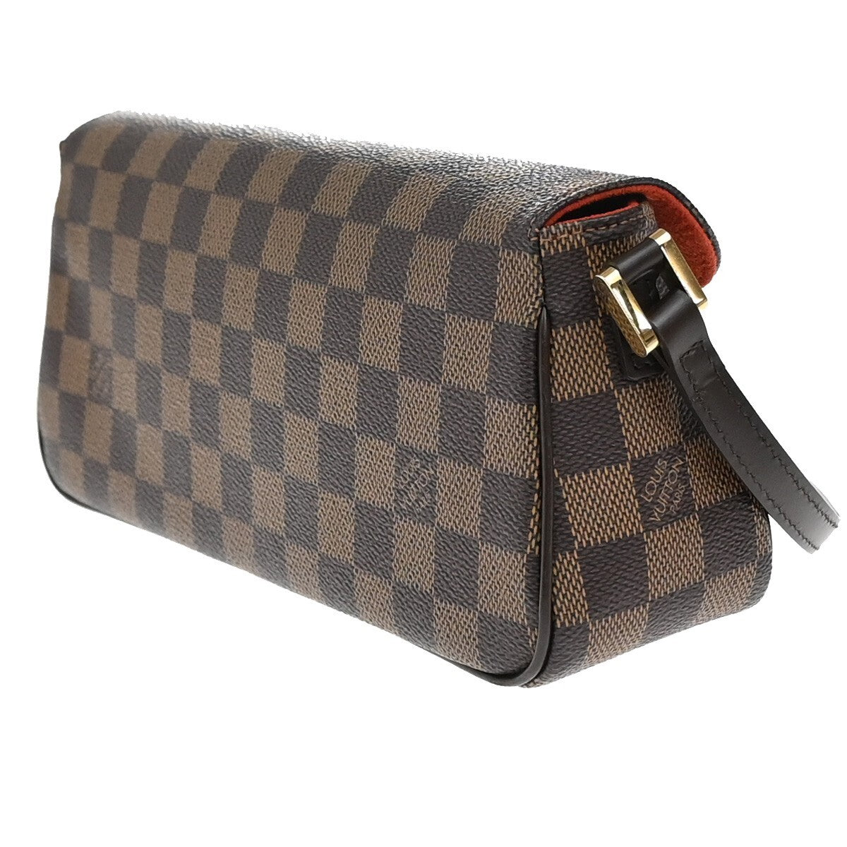 LOUIS VUITTON Recolator Shoulder Bag Damier Ebene Leather Brown N51299 669EE192