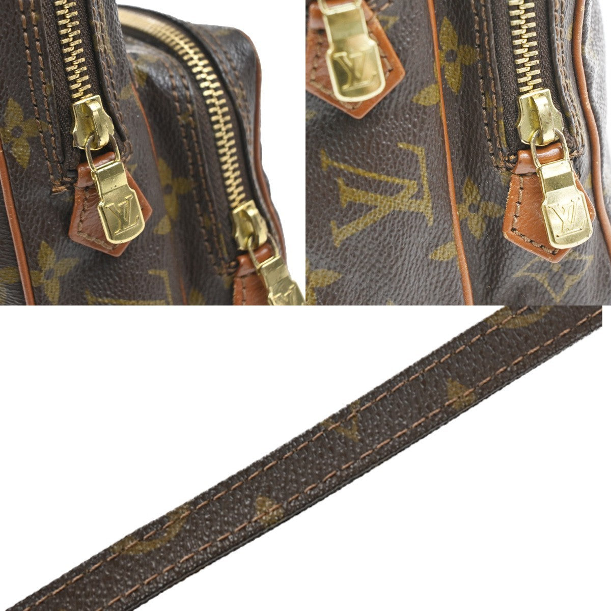 LOUIS VUITTON Mini Amazon Shoulder Bag Monogram Leather Brown M45238 61CA980