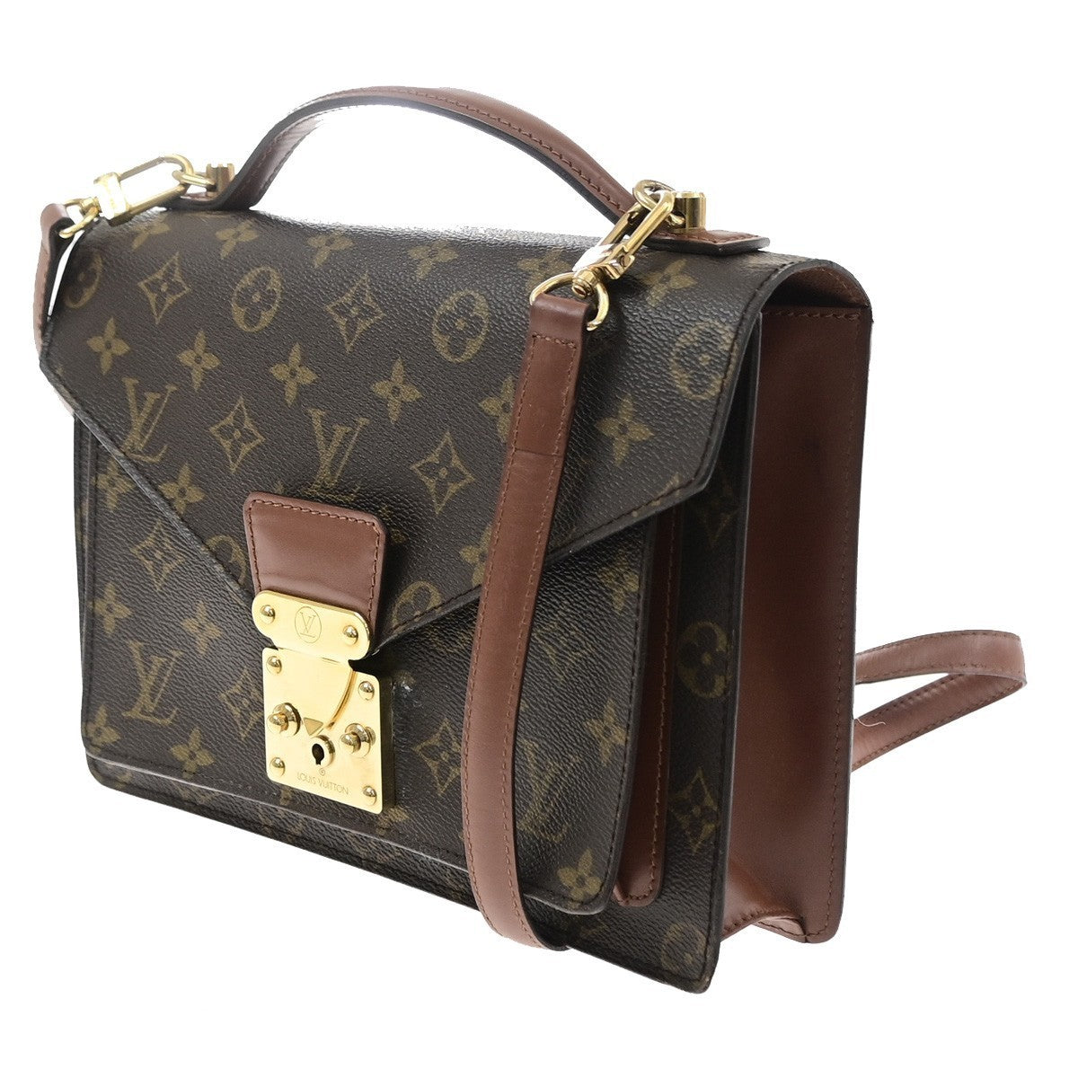 LOUIS VUITTON Monceau 26 2Way Shoulder Hand Bag Monogram Leather M51187 77SA171
