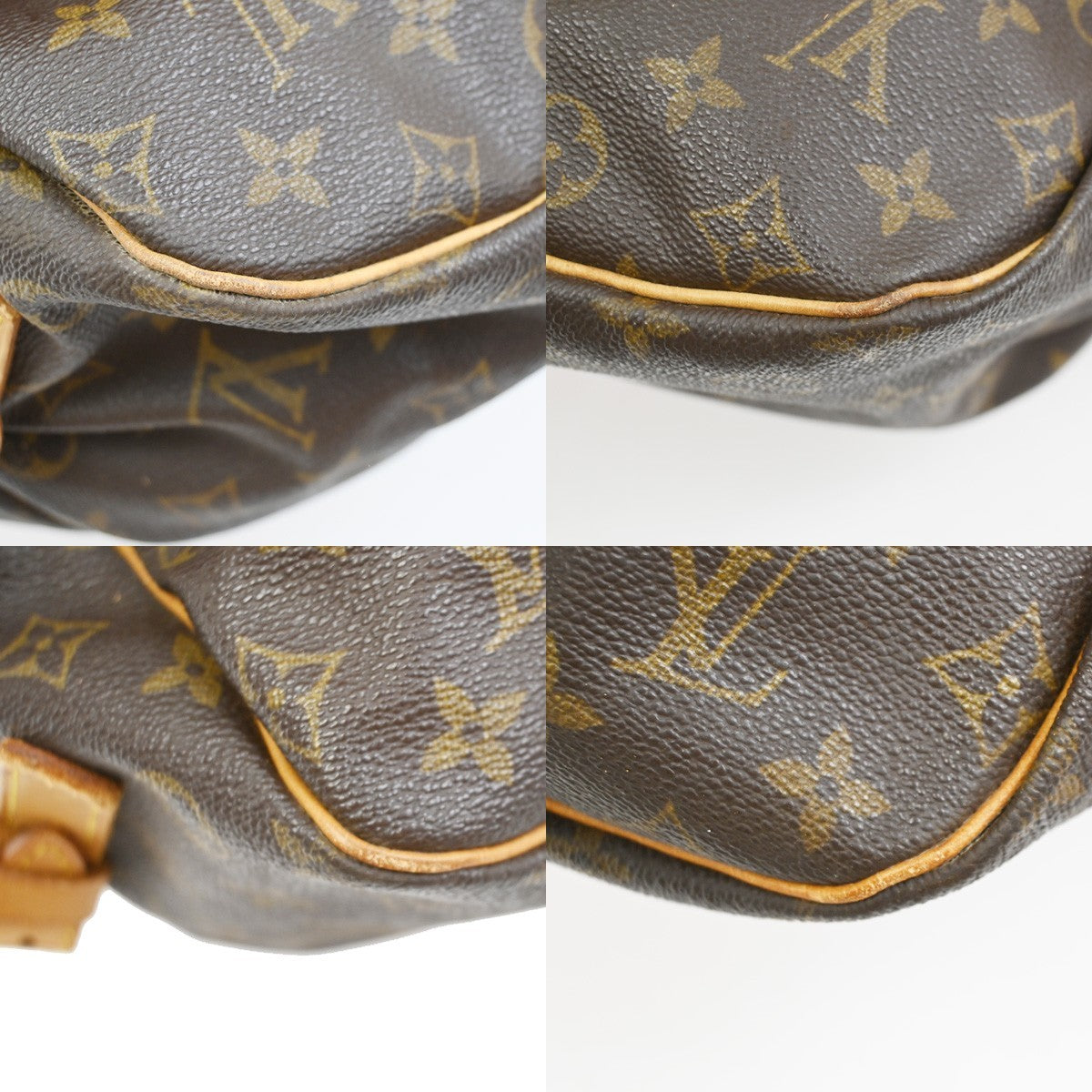 LOUIS VUITTON Saumur 35 Shoulder Bag Monogram Leather BN France M42254 82KC742