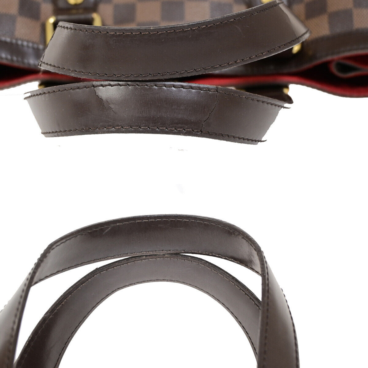 LOUIS VUITTON Hampstead PM Shoulder Bag Damier Ebene Leather BN N51205 18YE850