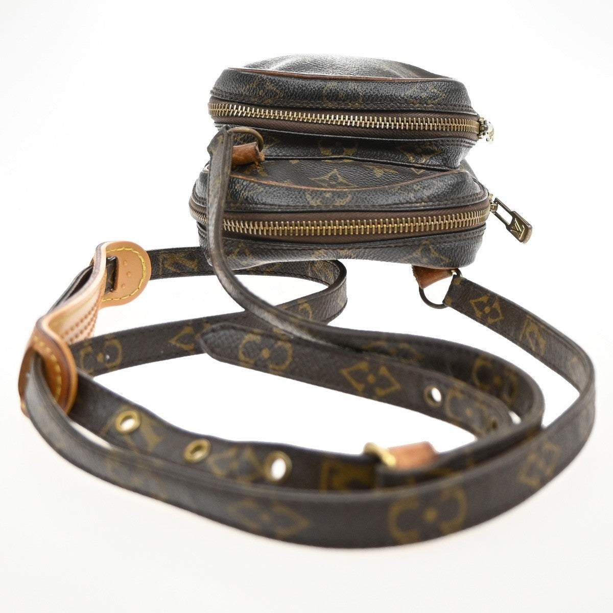LOUIS VUITTON Mini Amazon Shoulder Bag Monogram Leather Brown M45238 66EF804