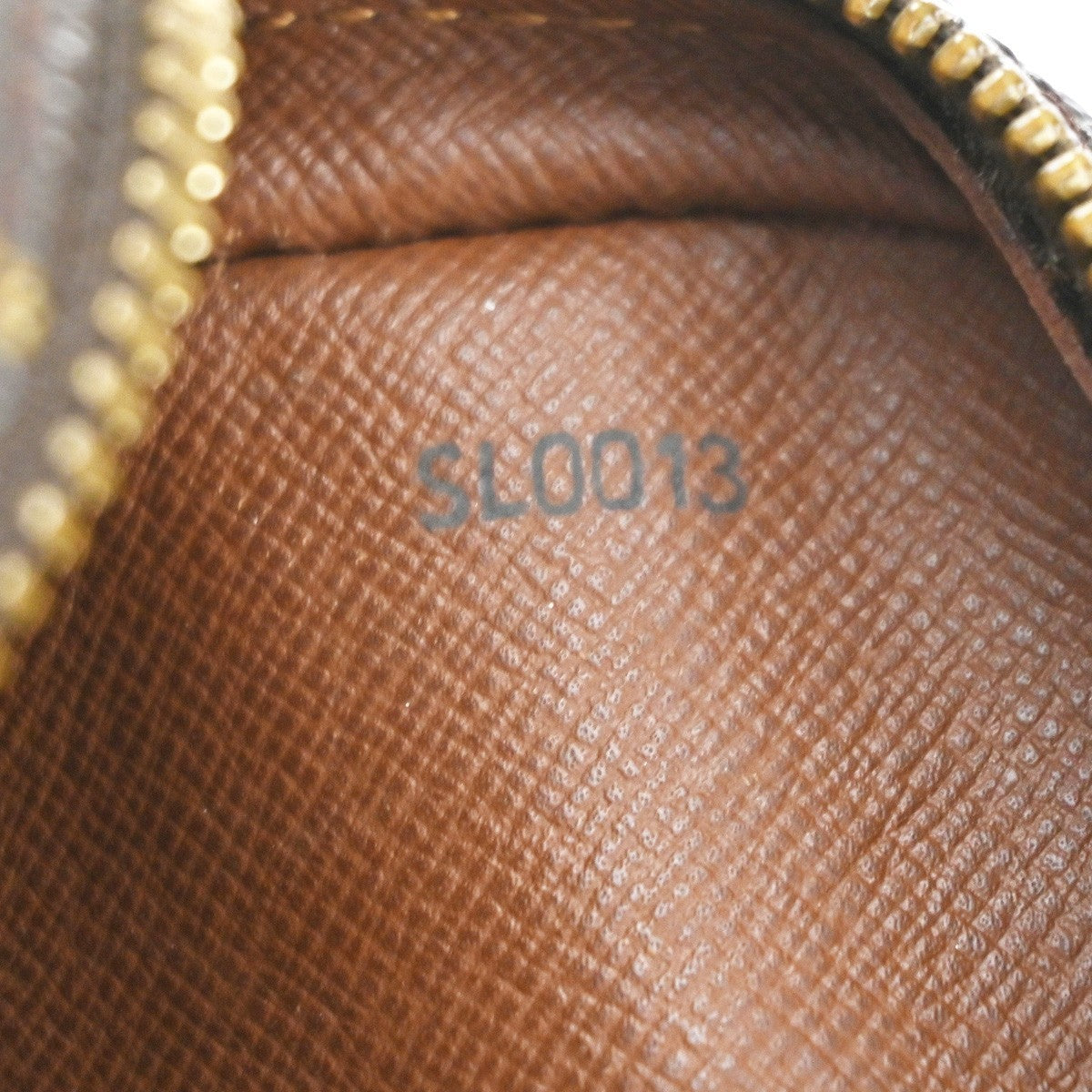 LOUIS VUITTON Danube Shoulder Bag Monogram Leather Brown France M45266 32MA300