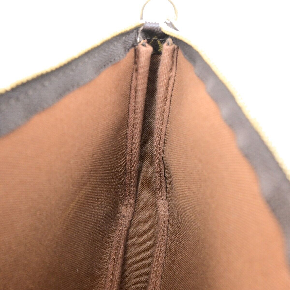 LOUIS VUITTON Pochette Accessoires Hand Bag Monogram Leather BN M51980 10YH007