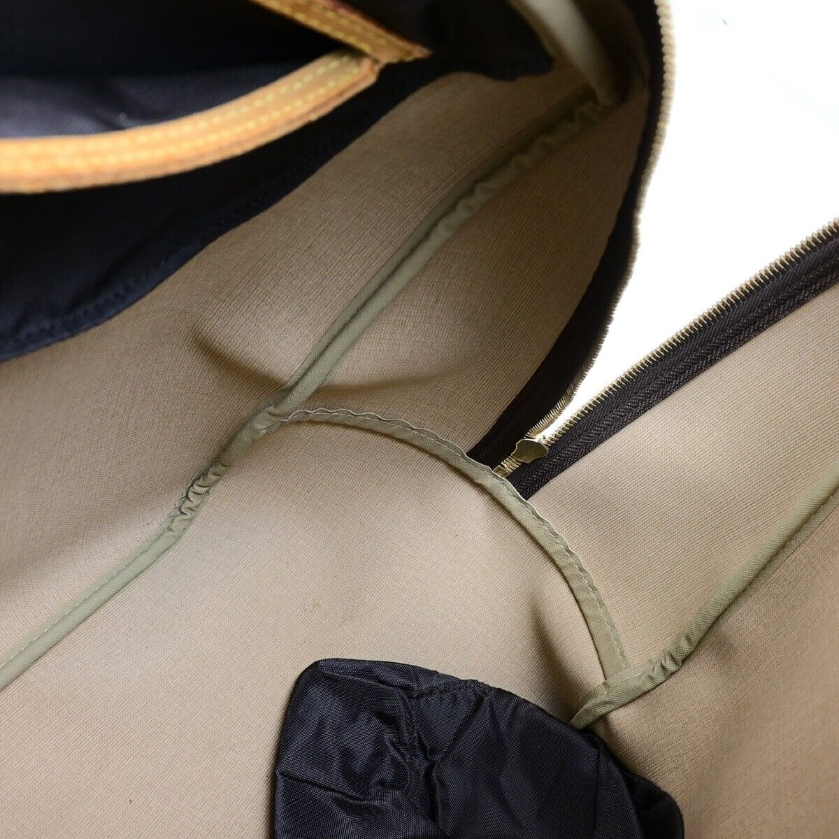LOUIS VUITTON LV Logo Evasion Hand Bag Monogram Leather Brown M41443 67FB309