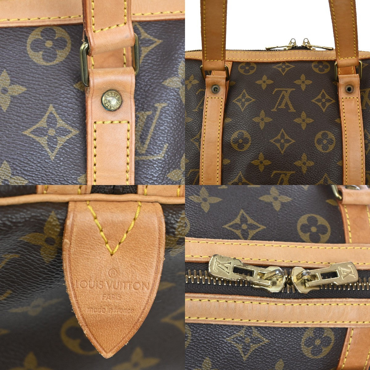 LOUIS VUITTON Sac Souple 35 Travel Hand Bag Monogram Leather BN M41626 80TA230