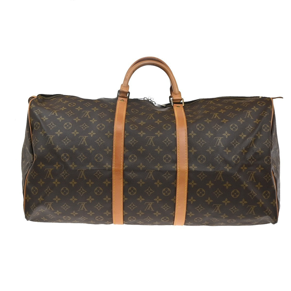 LOUIS VUITTON Keepall 60 Travel Hand Bag Monogram Leather Brown M41422 97CA434