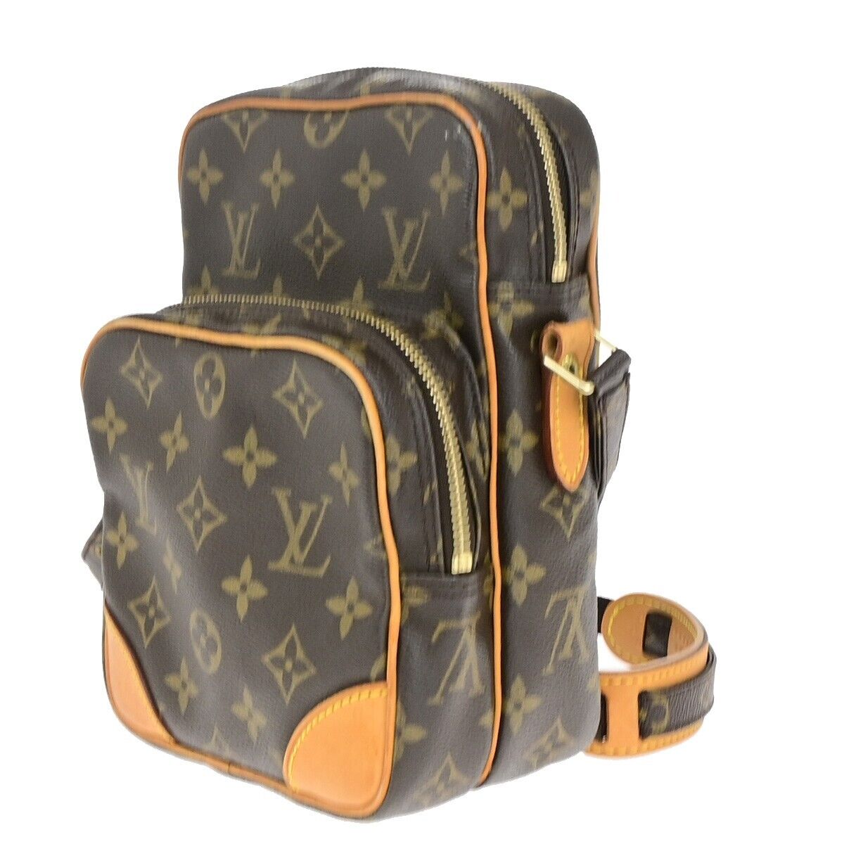 LOUIS VUITTON Amazon Crossbody Shoulder Bag Monogram Leather BN M45236 12RK016
