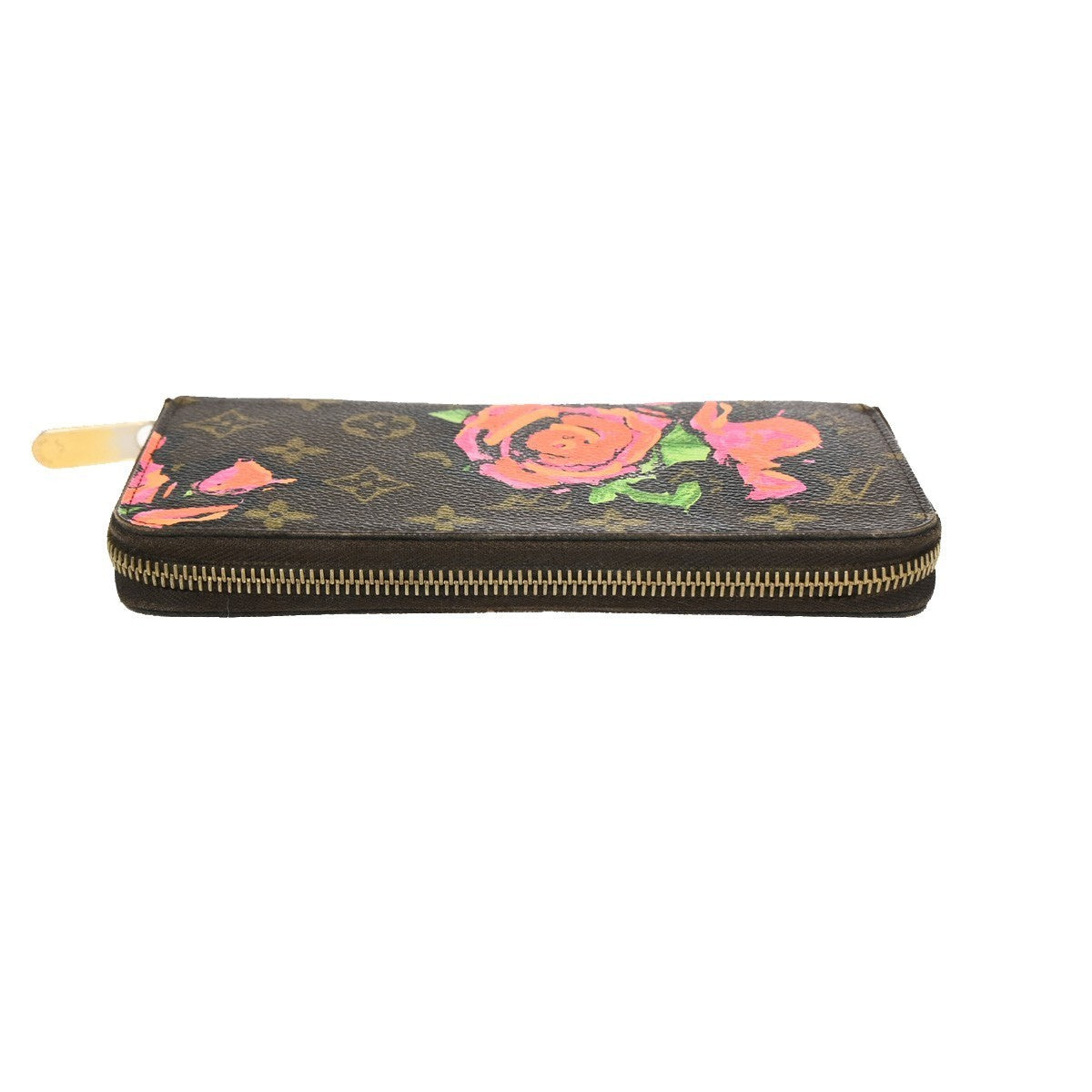 LOUIS VUITTON Stephen Sprouse Zippy Wallet Monogram Roses Brown M93759 84RL586