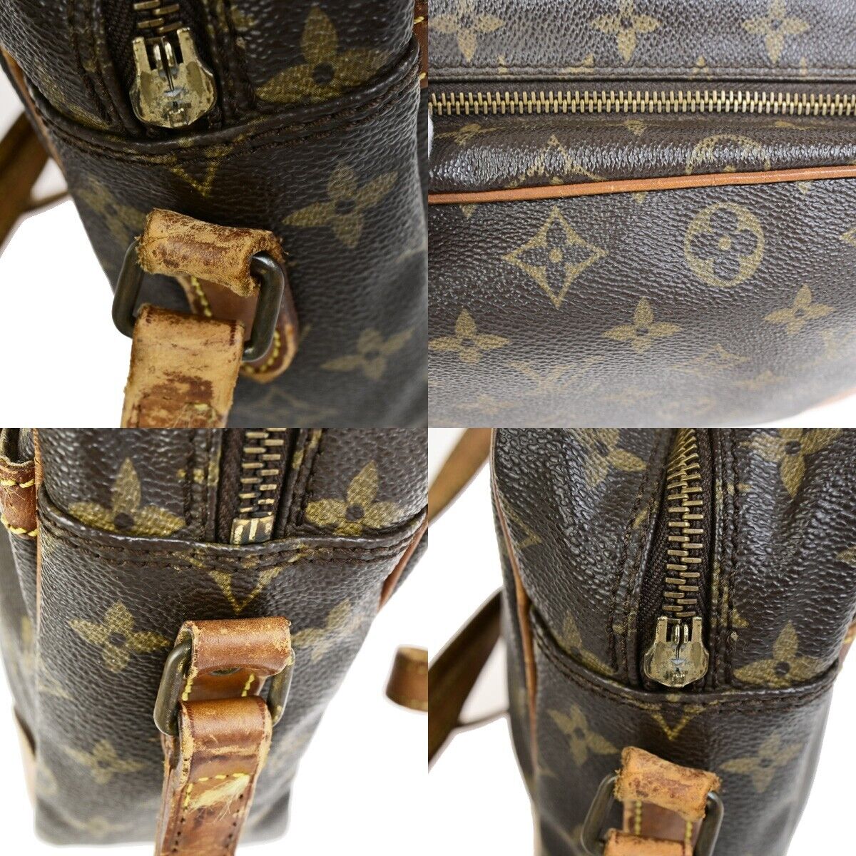 LOUIS VUITTON Trocadero 27 Shoulder Bag Monogram Leather Brown M51274 67FB198