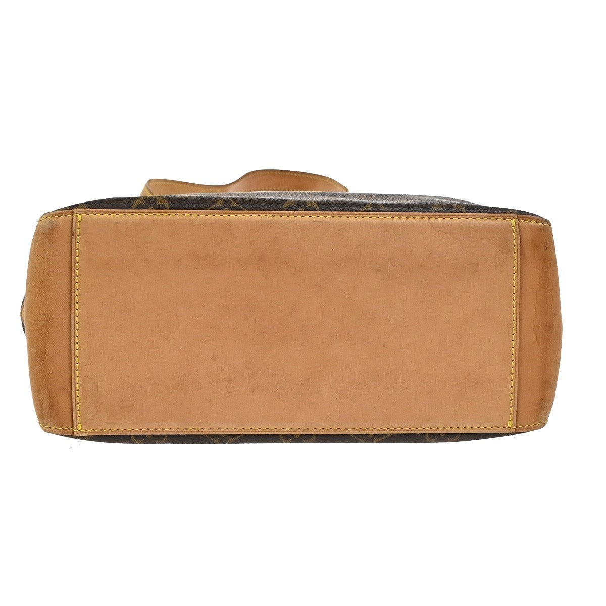 LOUIS VUITTON Cabas Piano Shoulder Bag Monogram Leather Brown M51148 93YJ044