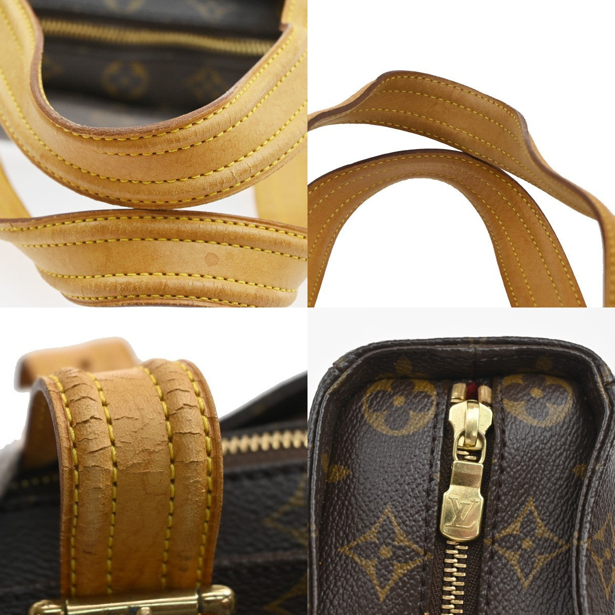 LOUIS VUITTON Multipli Cite Hand Bag Monogram Leather Brown  M51162 19SA135