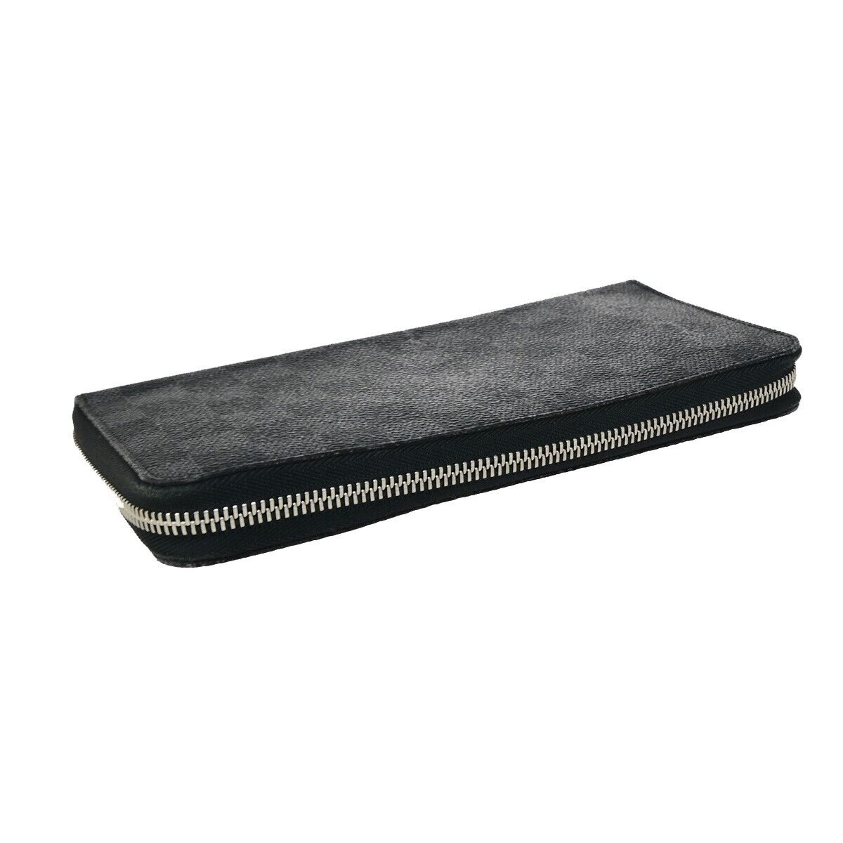 LOUIS VUITTON Zippy Organizer Long Bifold Wallet Damier Graphite N63077 14KA398