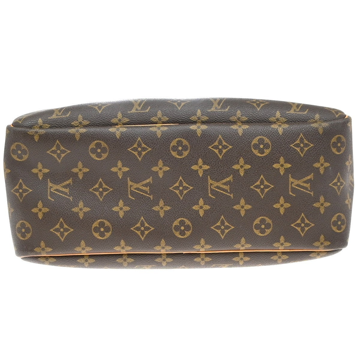 LOUIS VUITTON LV Logo Deauville Hand Bag Monogram Leather Brown M47270 86EG160