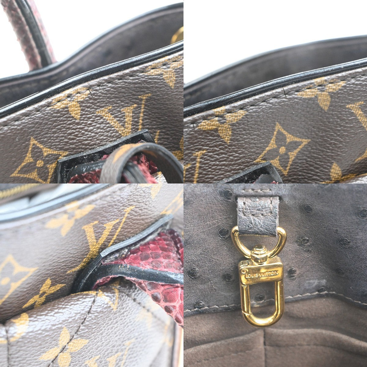 LOUIS VUITTON Exotic Tote MM 2way Hand Bag Monogram Etoile BN N90311 50MA531