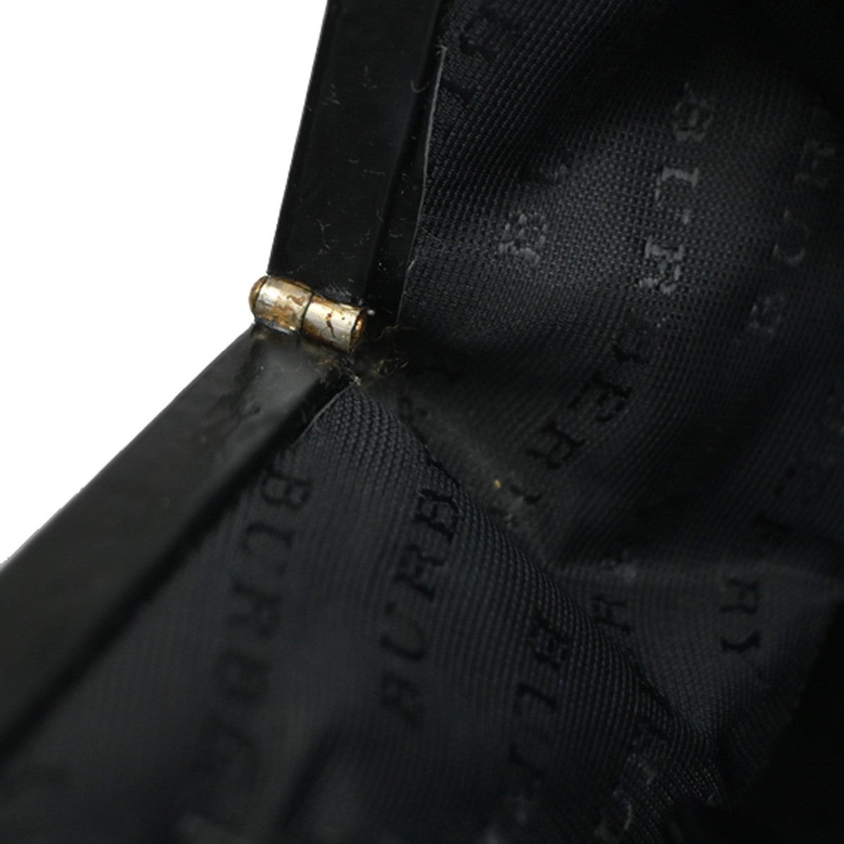 BURBERRY Logo Nova Check Shoulder Bag PVC Leather Beige Black 38DA064
