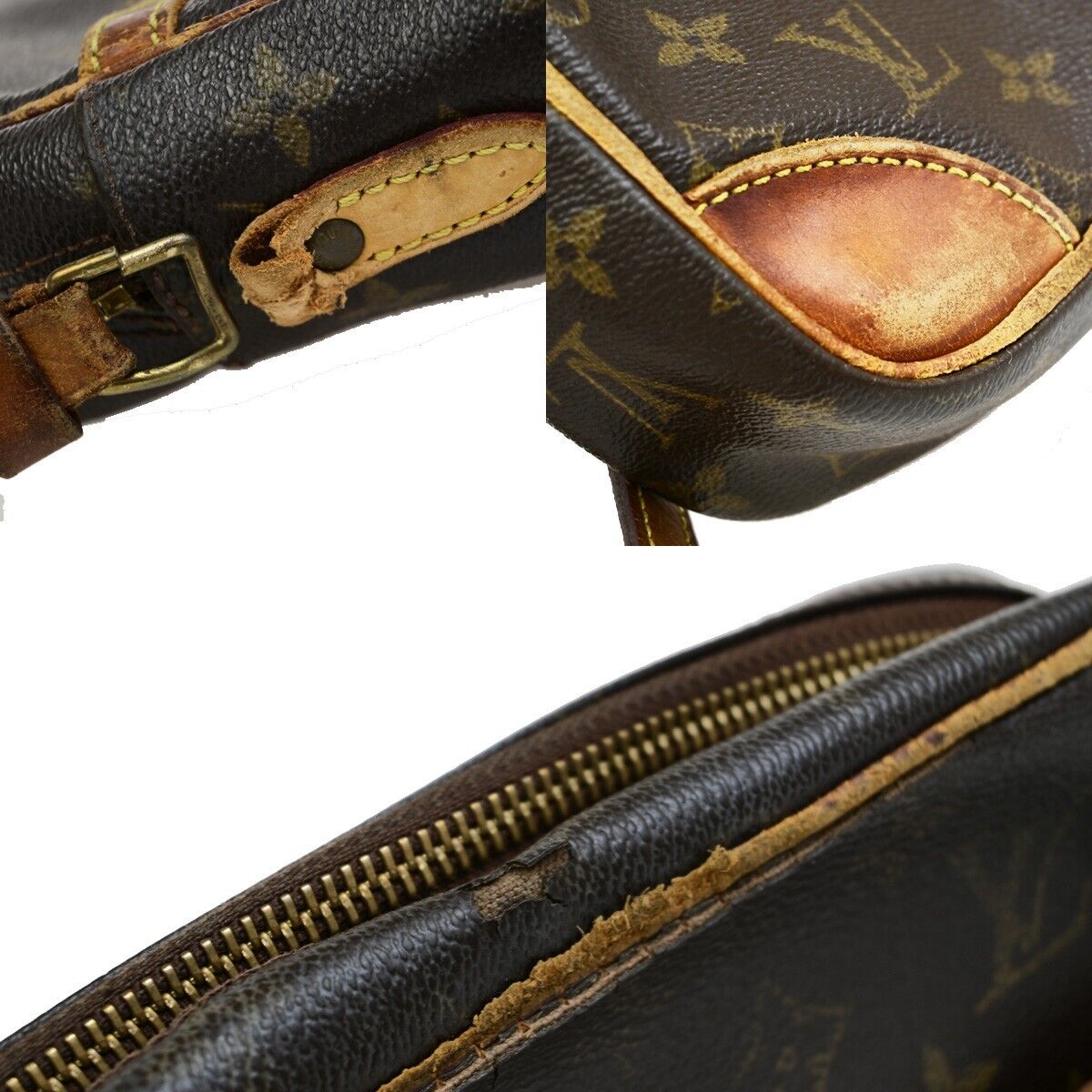 LOUIS VUITTON 2 Set Trocadero Compiegne Shoulder Bag Monogram Leather BN 63EE055