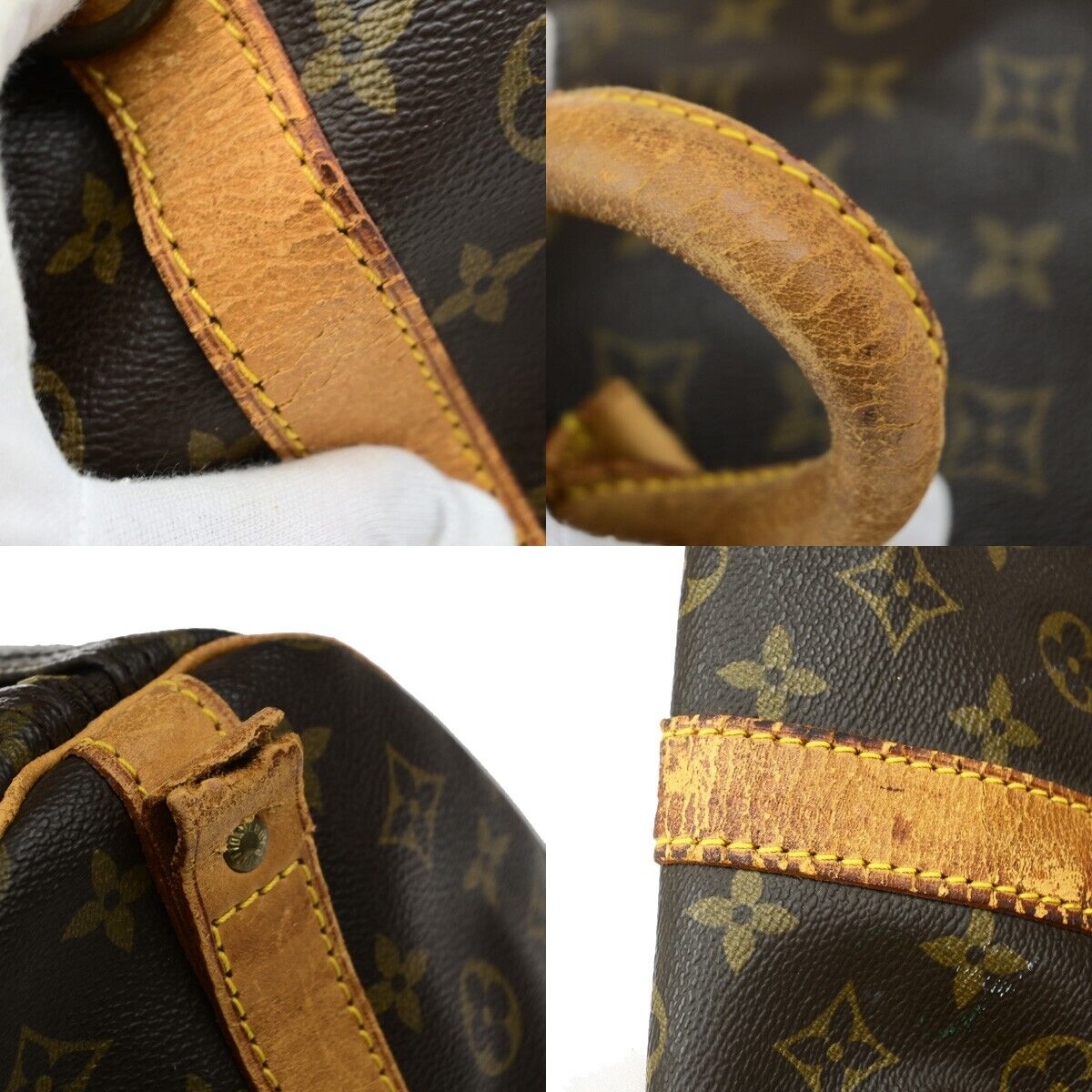 LOUIS VUITTON Logo Keepall Bandouliere 60 Hand Bag Monogram BN M41412 04ED962