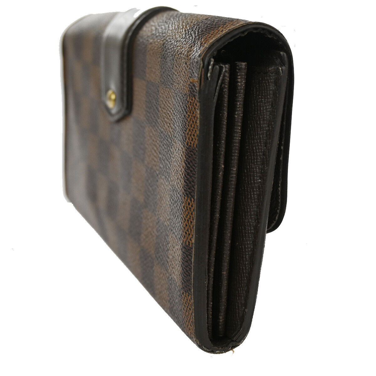 LOUIS VUITTON Portefeuille Sistina Long Wallet Damier Leather BN N61747 04YE302