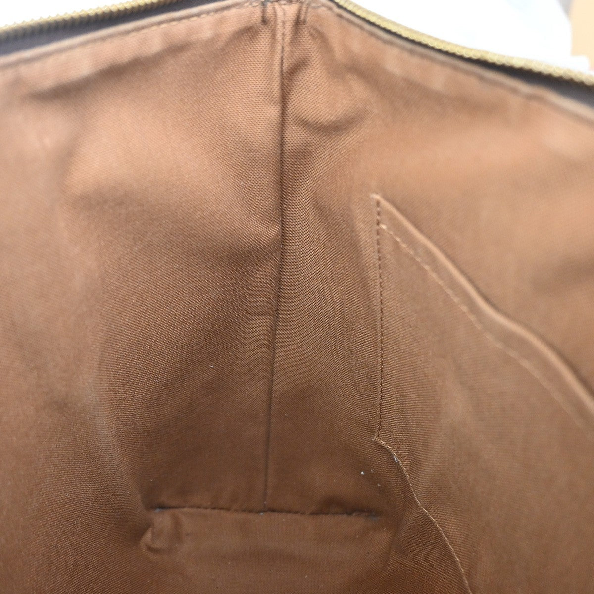 LOUIS VUITTON Logo Totally PM Shoulder Bag Monogram Leather Brown M56688 99YJ098