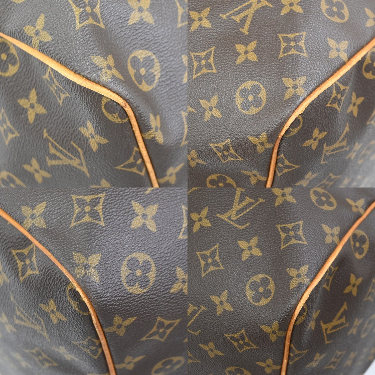 LOUIS VUITTON Keepall 60 Travel Hand Bag Monogram Leather Brown M41422 11PA090