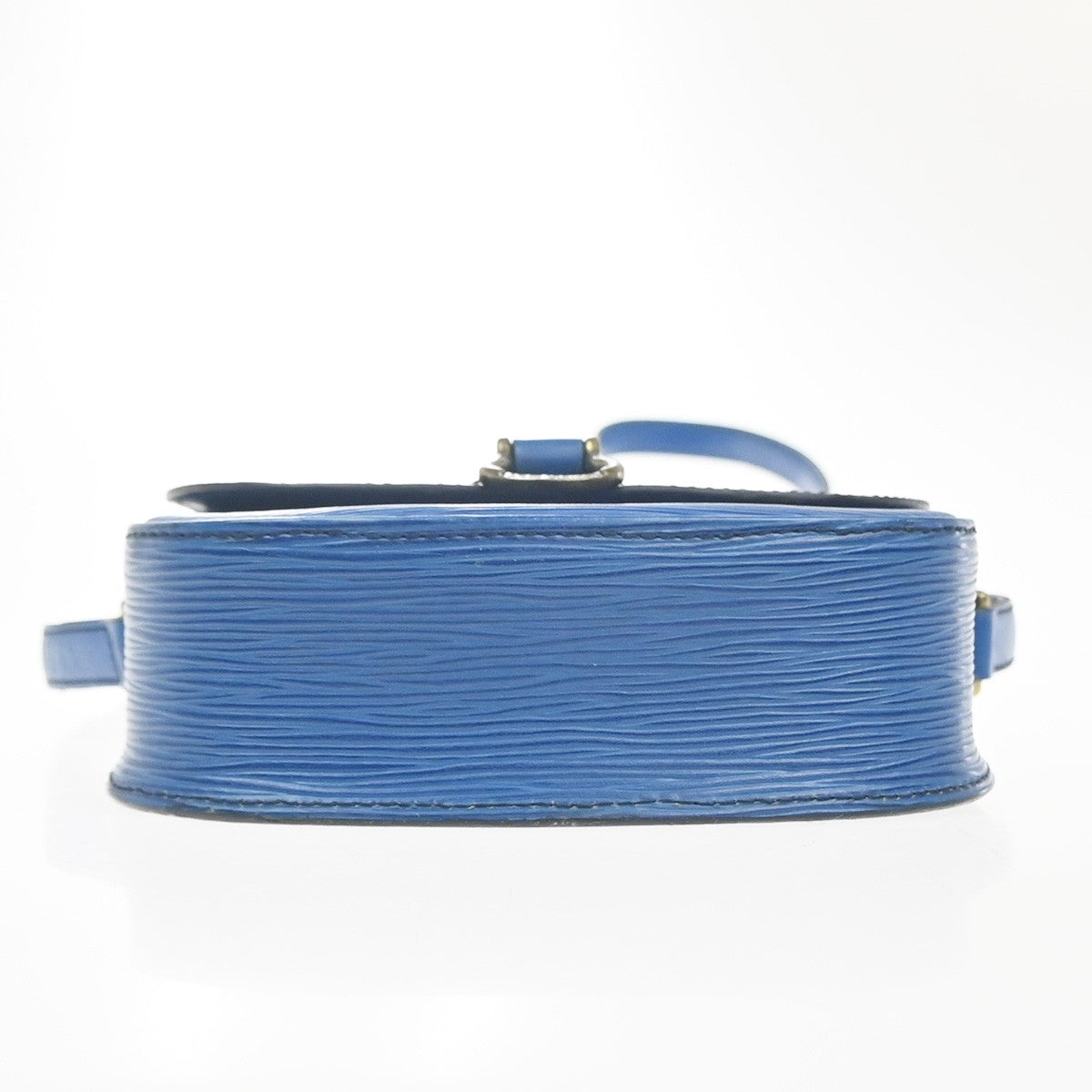 LOUIS VUITTON LV Mini Saint Cloud Shoulder Bag Epi Leather Blue M52215 83MA444