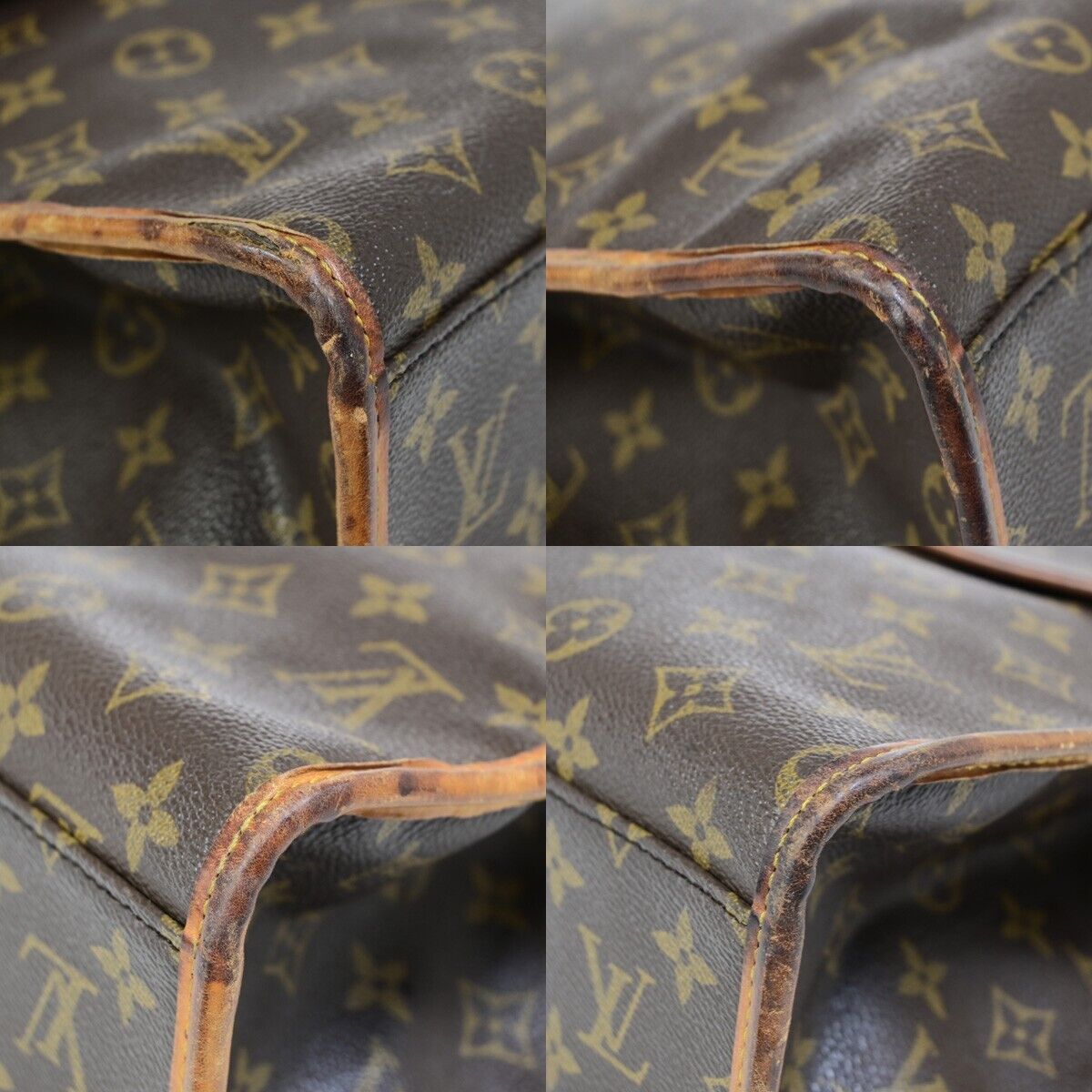 LOUIS VUITTON Beverly Hand Bag Briefcase Monogram Leather Brown M51121 69EB596