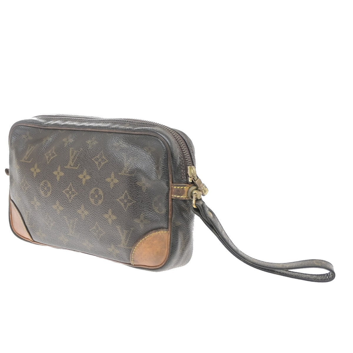 LOUIS VUITTON Marly Dragonne GM Clutch Hand Bag Monogram Brown M51825  07SA170