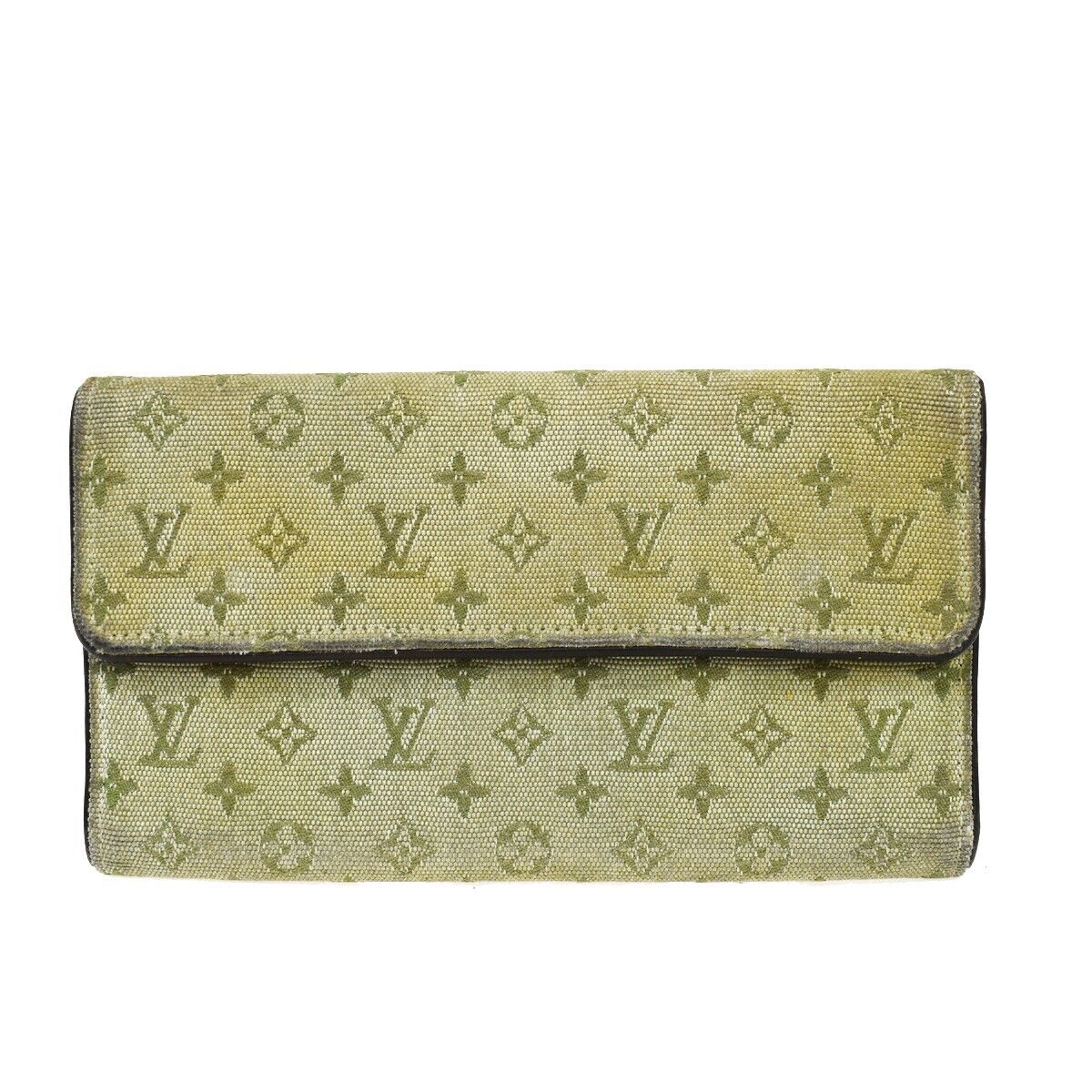 LOUIS VUITTON 4 Set Wallet Card Coin Case Monogram Mini Lin Vernis Epi 68JH586
