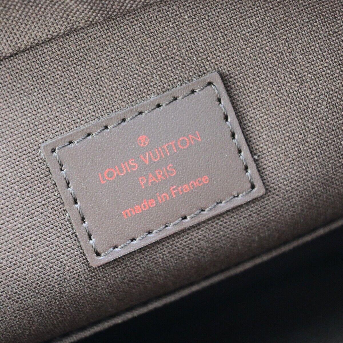 LOUIS VUITTON Trotter Bobur Shoulder Bag Damier Ebene Leather BN N41135 632RK747
