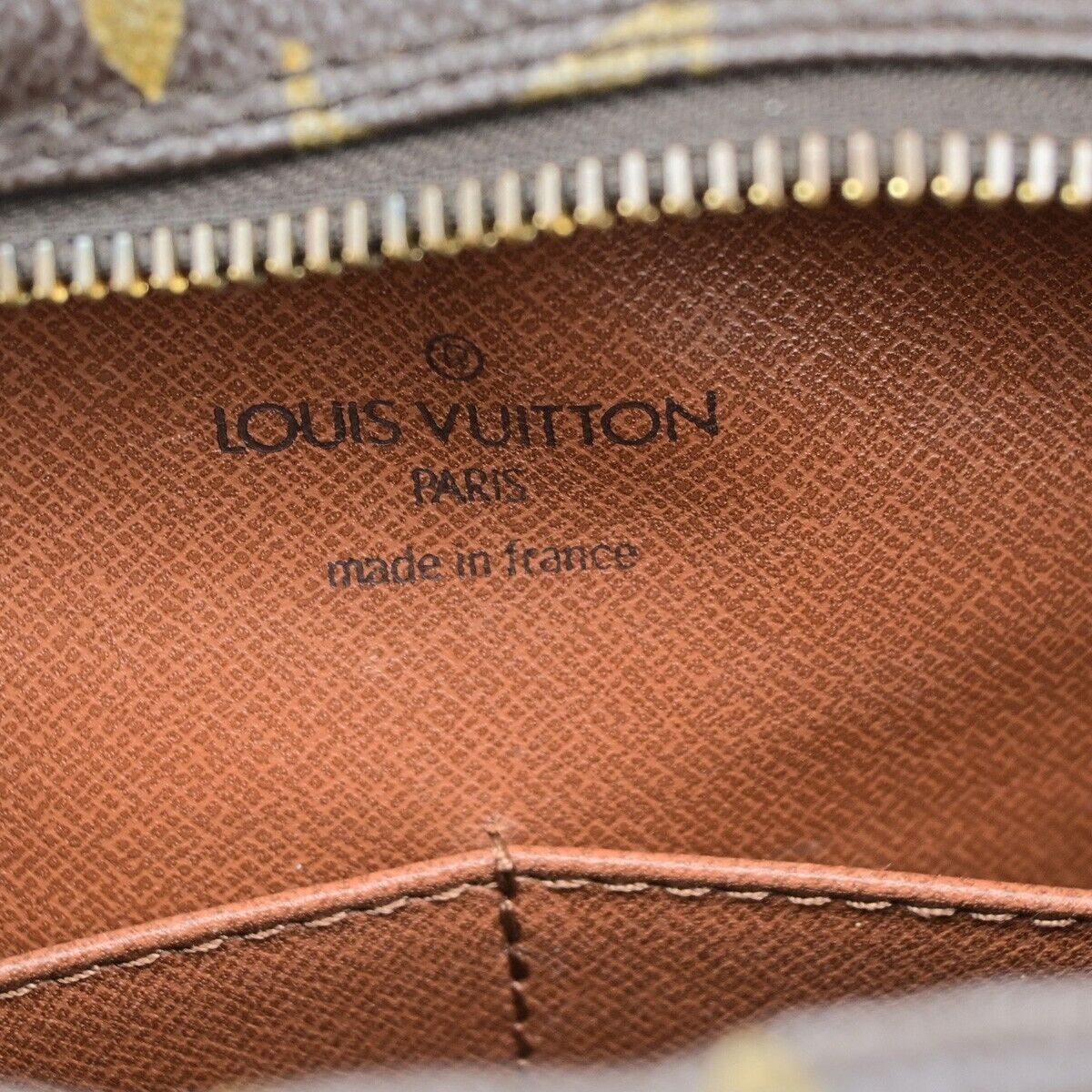 LOUIS VUITTON Compiegne 28 Clutch Bag Monogram Leather Brown GHW M51845 63ED999