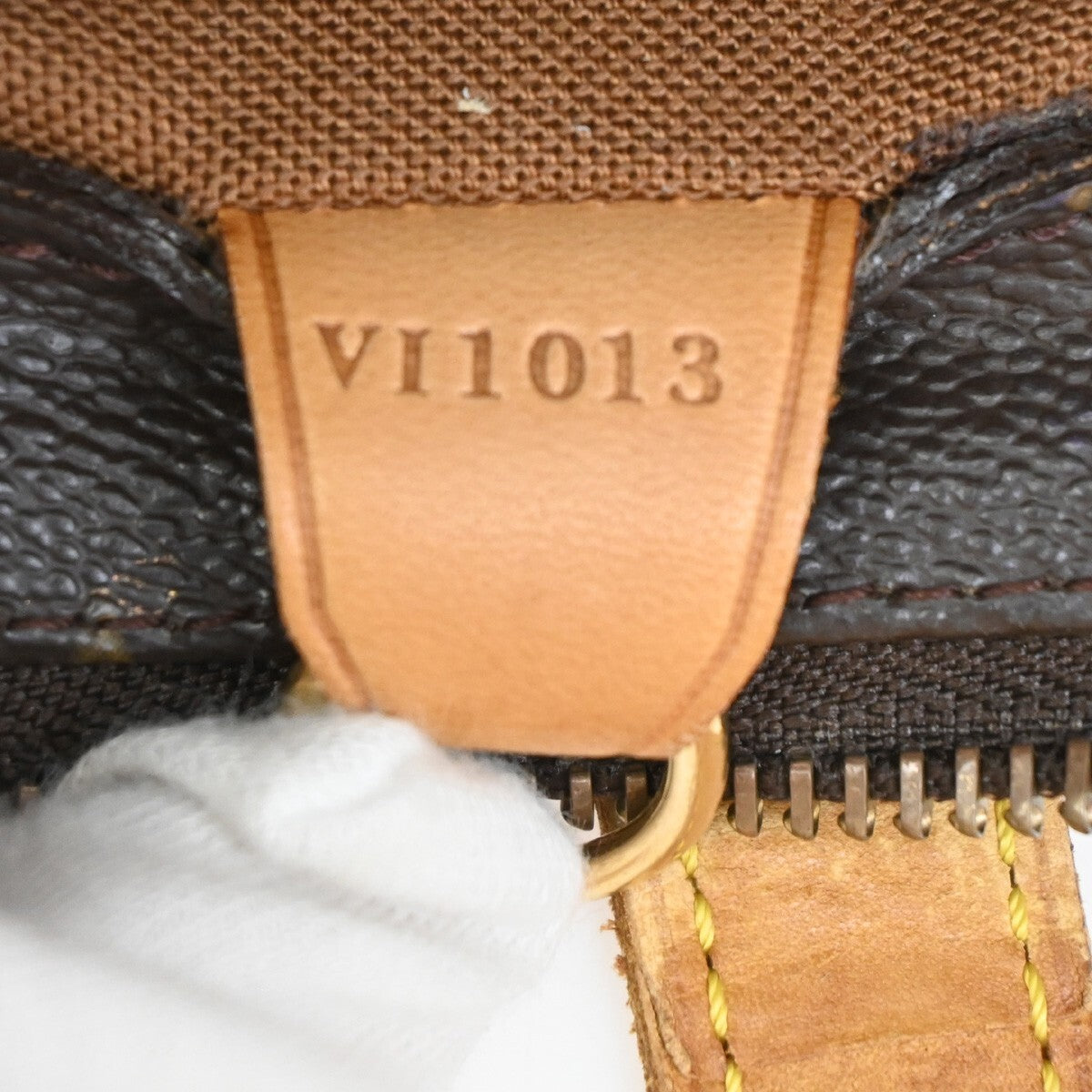 LOUIS VUITTON Cabas Piano Shoulder Bag Monogram Leather Brown M51148 10EE289