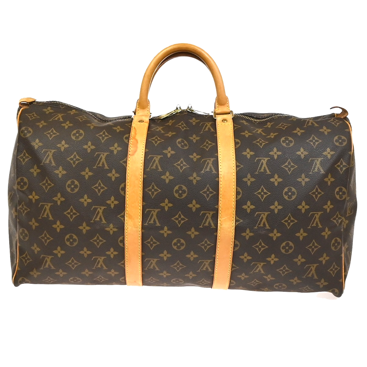 LOUIS VUITTON Keepall 50 Travel Hand Bag Monogram Leather Brown M41426 16YH913