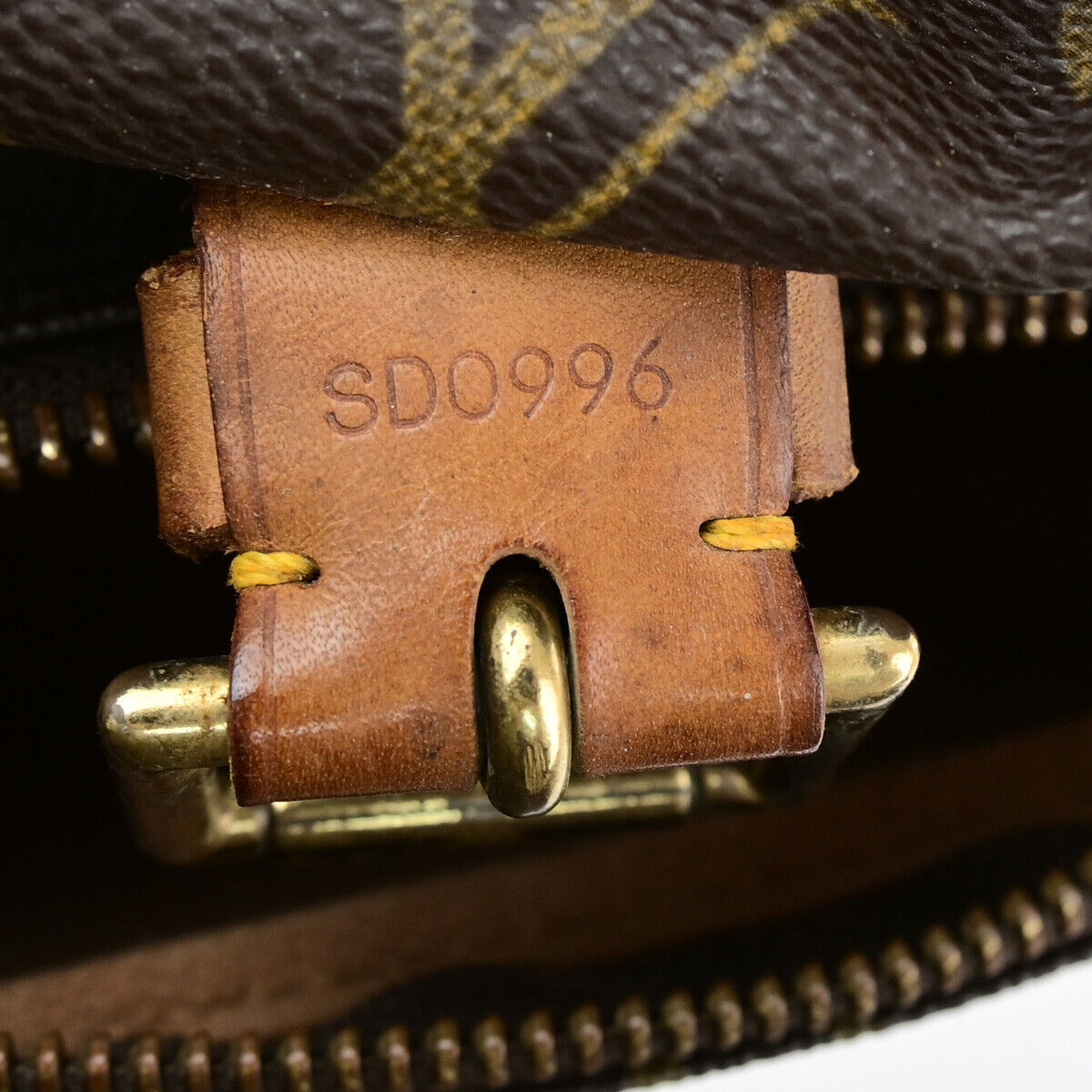 LOUIS VUITTON Montsouris GM Backpack Bag Monogram Leather Brown M51135 85YG509