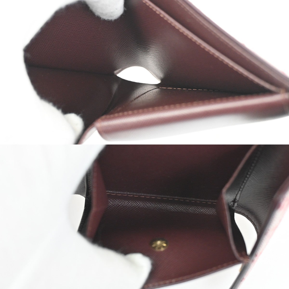 LOUIS VUITTON Porte Bie Carte Credit Wallet Monogram Mini Cherry M92241 39TA628