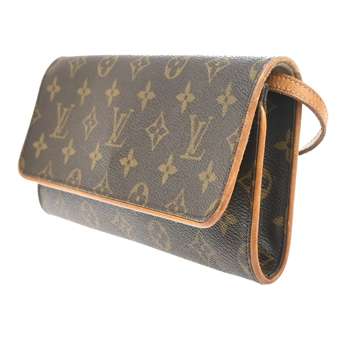 LOUIS VUITTON Pochette Twin GM 2Way Shoulder Bag Monogram Brown M51852 73MA552