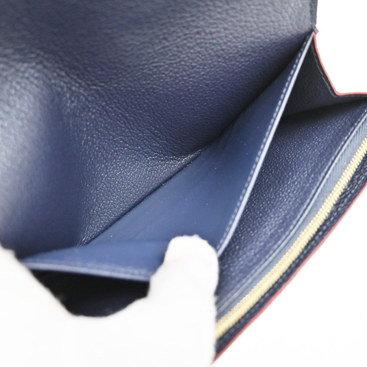 LOUIS VUITTON Portefeuille Sarah Wallet Monogram Empreinte Blue M62125 35KP200