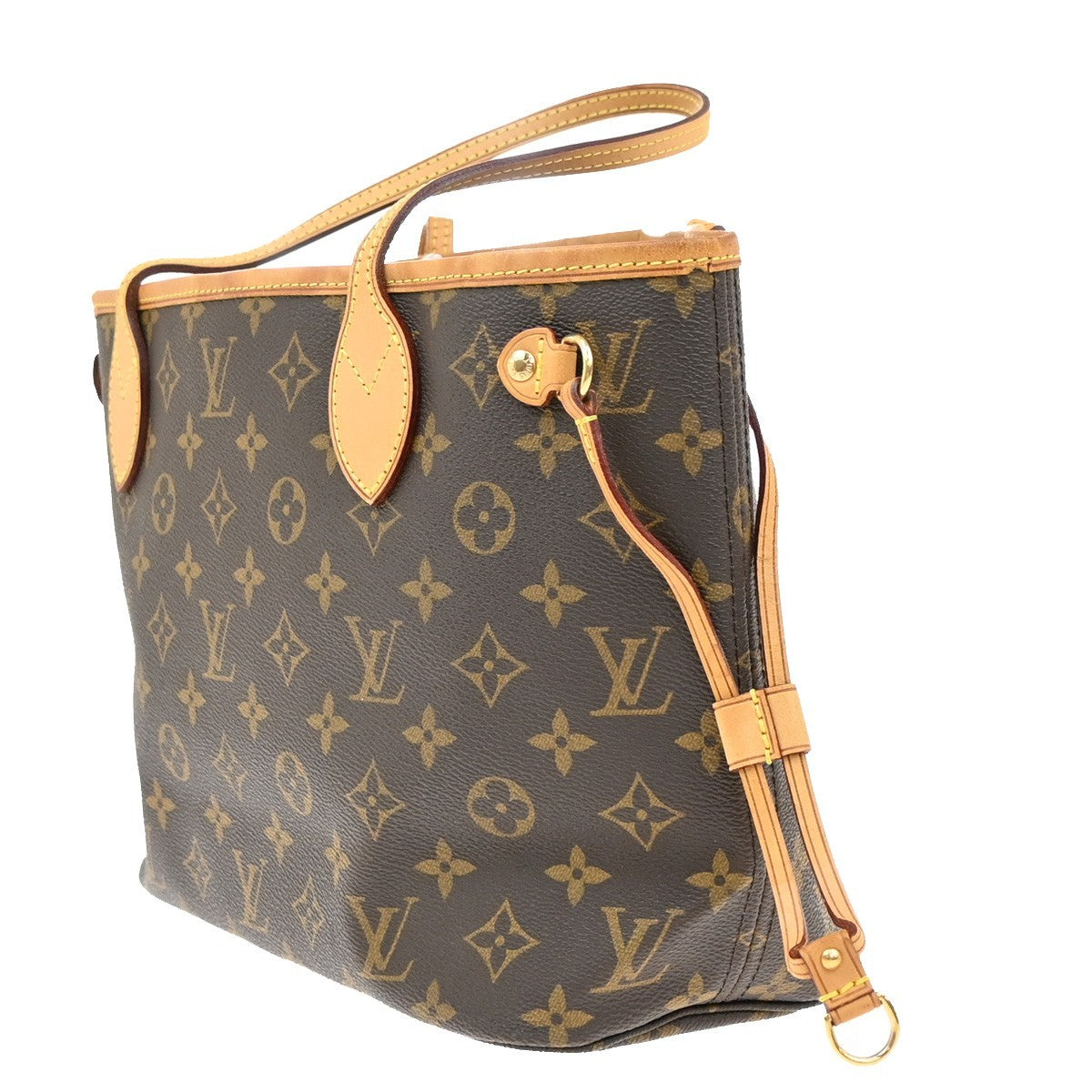 LOUIS VUITTON Neverfull PM Shoulder Tote Bag Monogram Leather BN M40155 50EF814