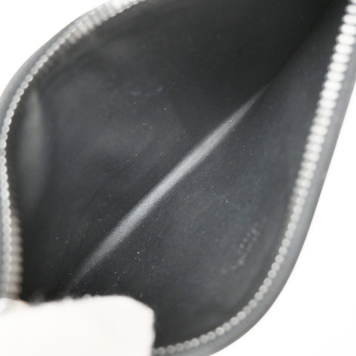 BERLUTI Itauba Scritto Calligraphy Long Bifold Wallet Leather Navy Blue 34EG139