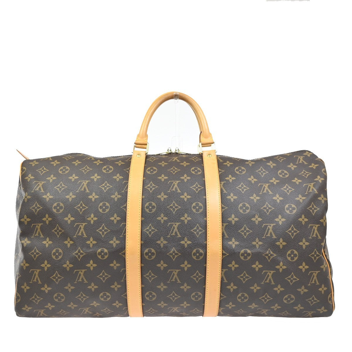 LOUIS VUITTON Keepall 55 Travel Hand Bag Monogram Leather Brown M41424 59PA048