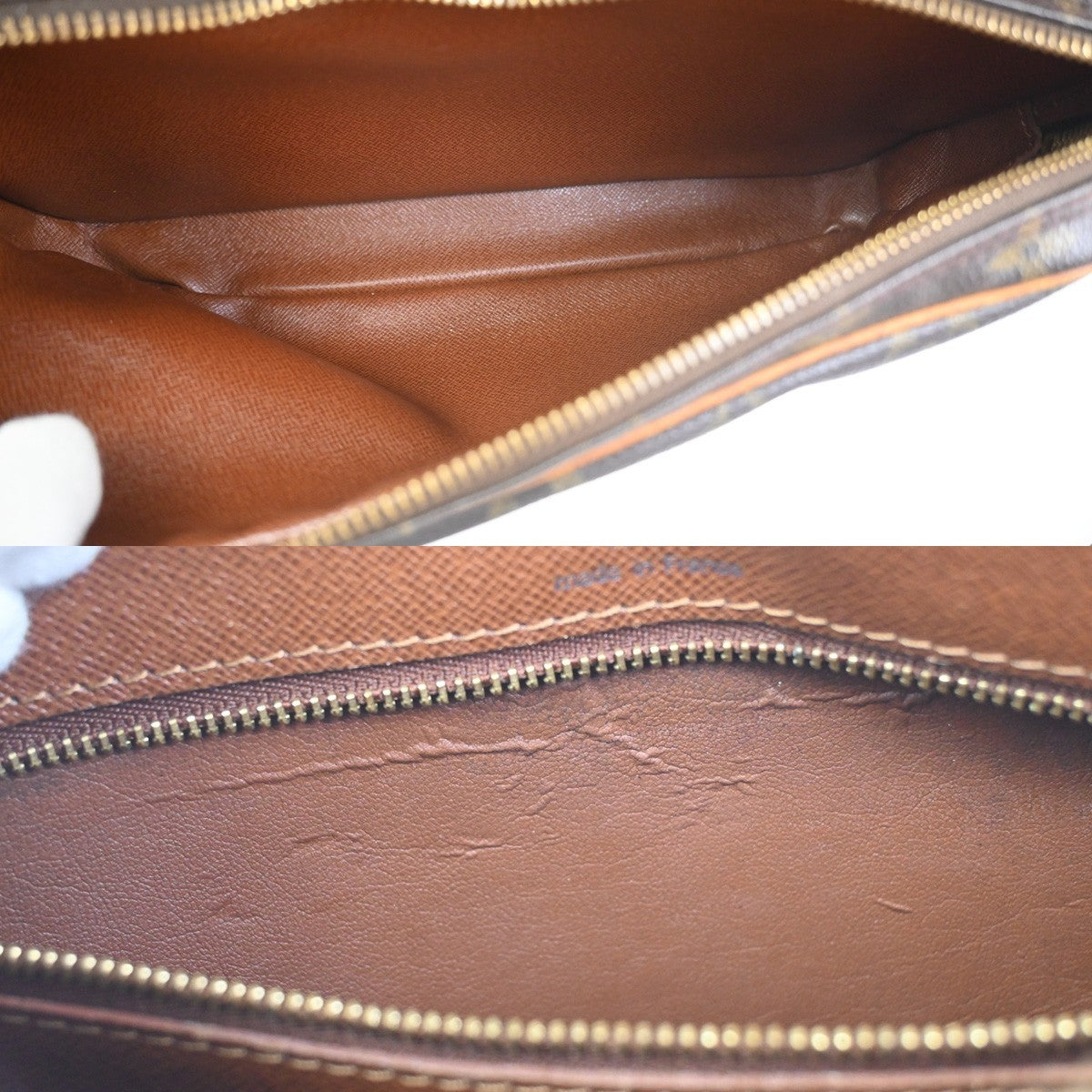 LOUIS VUITTON Nile Crossbody Shoulder Bag Monogram Leather Brown M45244 81ZA337
