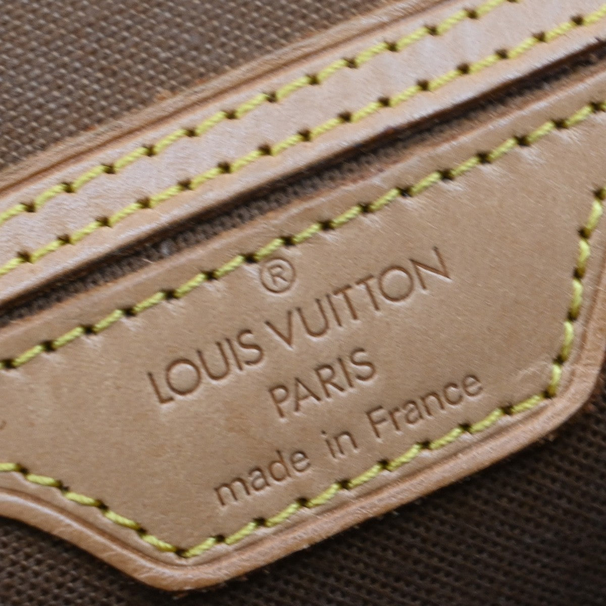 LOUIS VUITTON Logo Arlequin Backpack Bag Damier Ebene Brown N99038 16KP121
