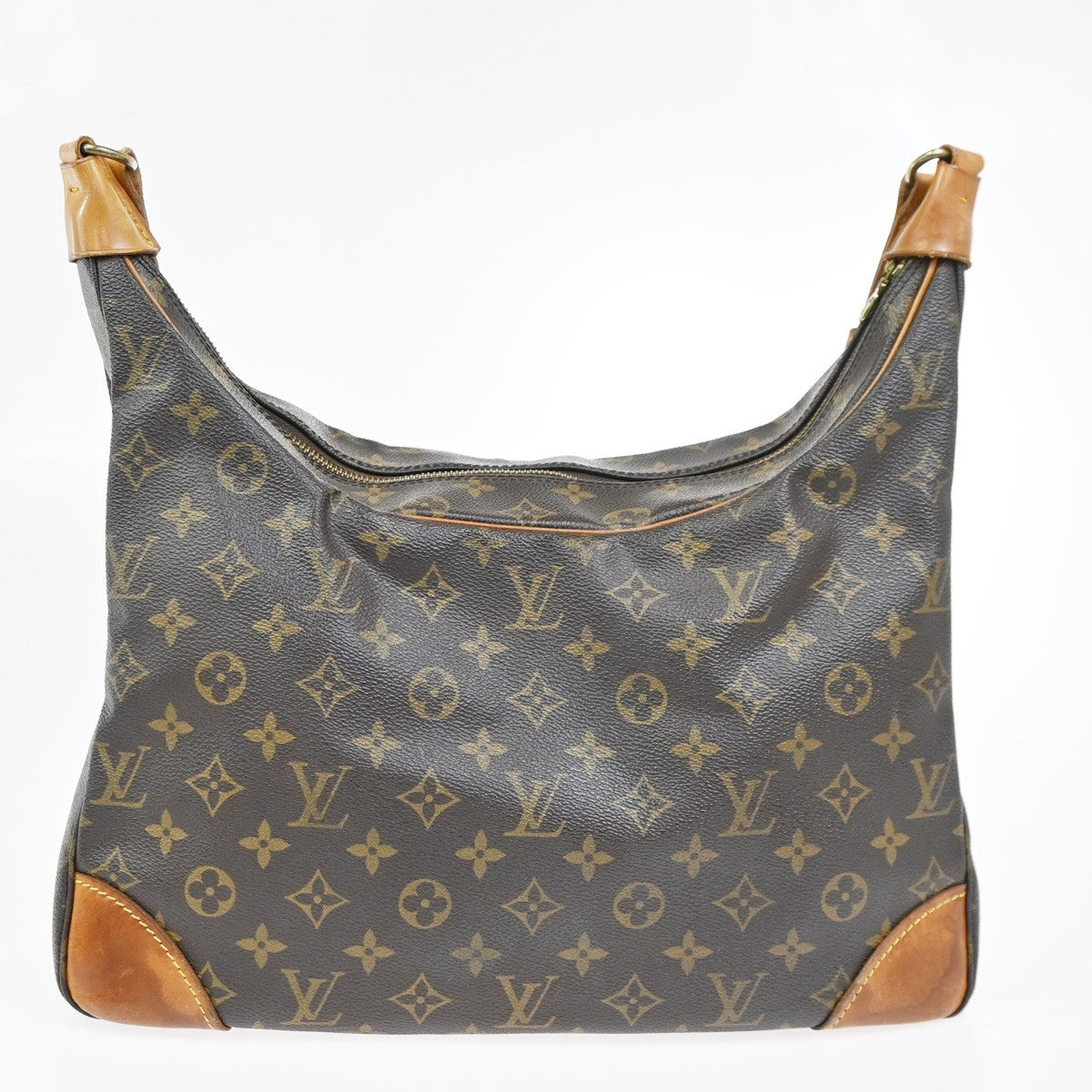 LOUIS VUITTON Boulogne 35 Shoulder Bag Monogram Leather Brown M51260 82SA061