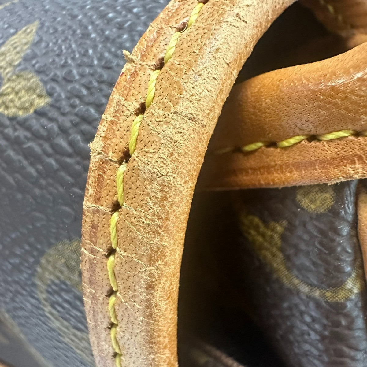 LOUIS VUITTON Sologne Shoulder Bag Monogram Leather Brown France M42250 41RQ082